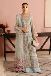 E-204 | 3Pc Unstitched Suit Festive Formal Luxury By Ramsha
